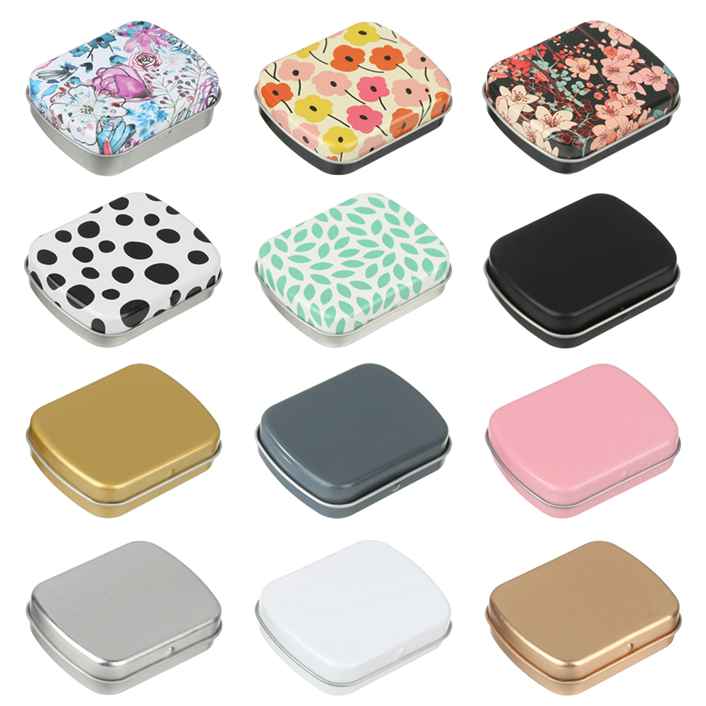 Face Mask Storage Box - 1 шт., металлическая мини-коробка