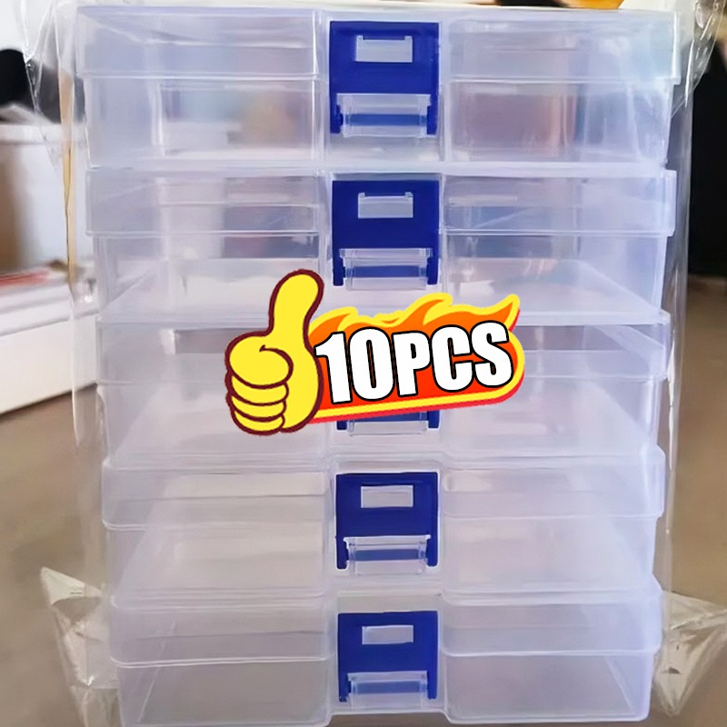 Face Mask Storage Box - Прозрачный пластиковый контейнер для хранения с