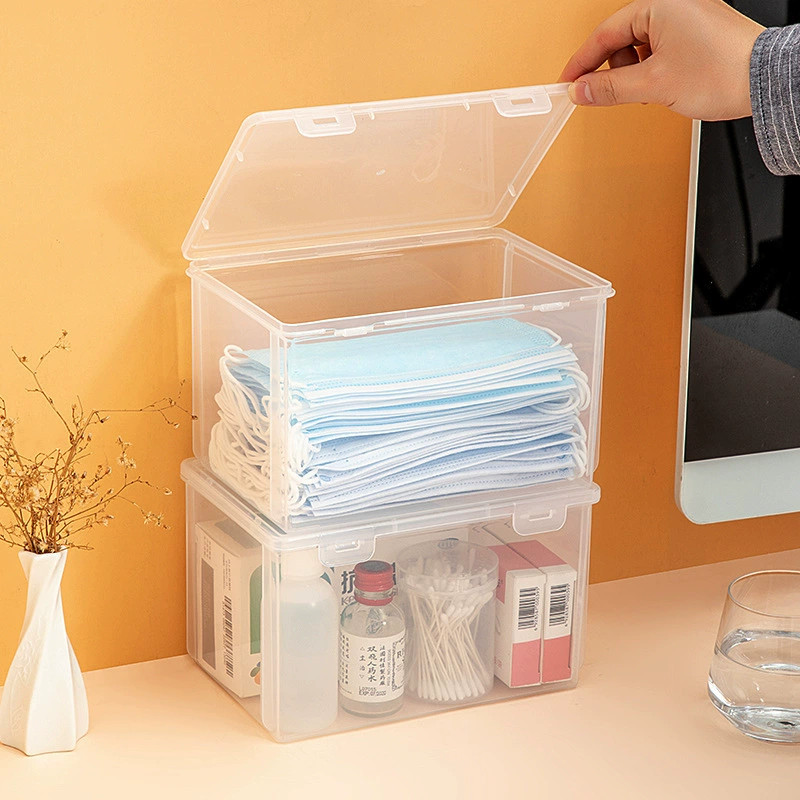 2 шт., прозрачная коробка для  – обзор и цена Face Mask Storage Box